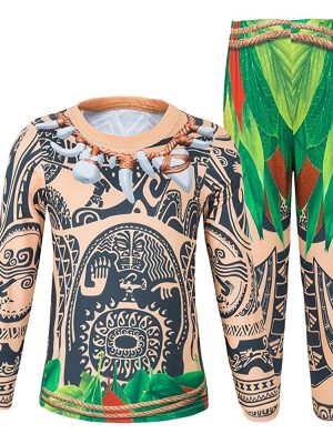 Fantasia Moana Maui Infantil Luxo Bebê Fantasia Moana Maui Infantil Luxo Bebê