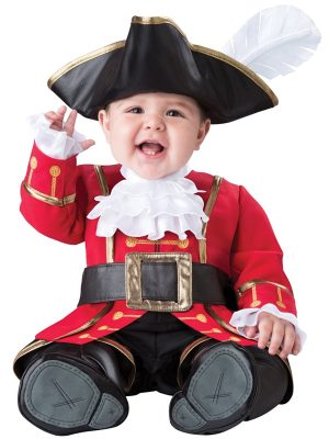 Fantasia Pirata Capitão Gancho Baby Infantil Luxo