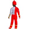 Fantasia Power Rangers Dino Fury vermelho Infantil Luxo Bebê
