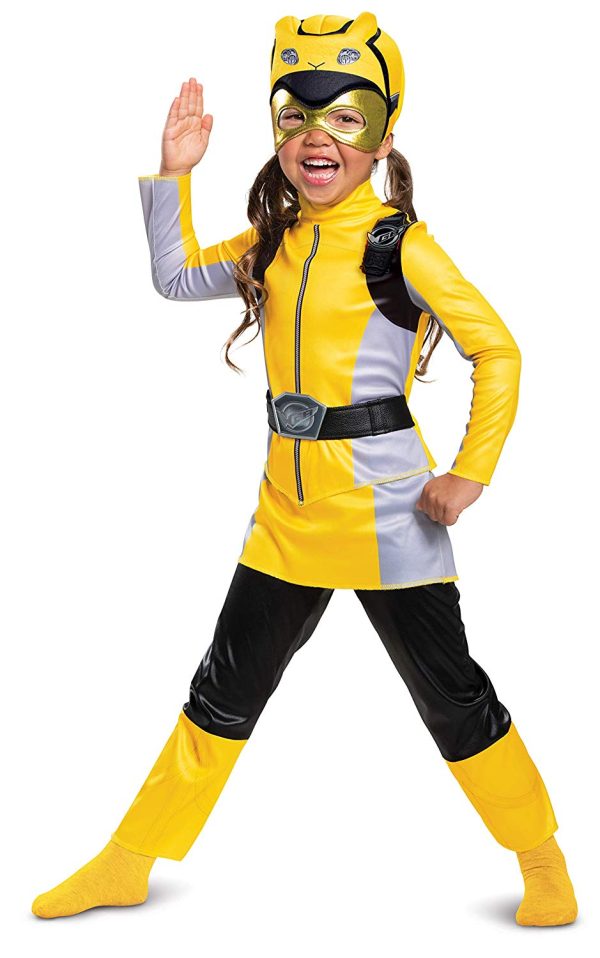 Fantasia Power Rangers Morfador Amarelo Luxo Infantil Bebê Fantasia Power Rangers Morfador Amarelo Luxo Infantil Bebê