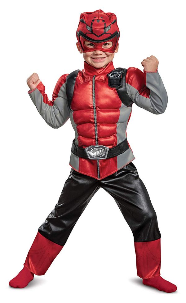 Fantasia Power Rangers Morfador Vermelho Luxo Infantil Bebê