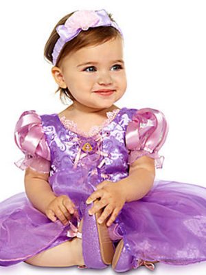 Fantasia Rapunzel Enrolados Bebê Luxo