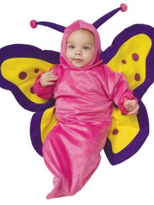 Fantasia Recém Nascido Borboleta Pink