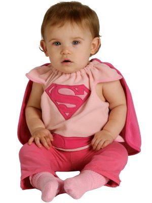 Fantasia Supergirl Super Garota Infantil Recém Nascido