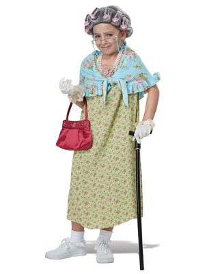 Fantasia Velhinha Infantil Luxo