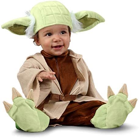 Fantasia Yoda Star Wars Bebê Luxo Fantasia Yoda Star Wars Bebê Luxo