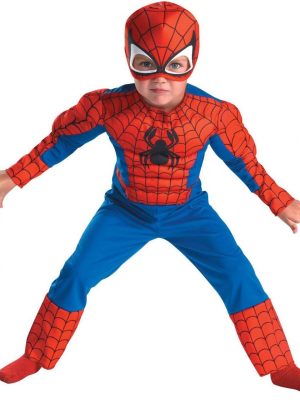 Homem Aranha Infantil com Músculos