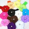 Tiaras de Flores Peonias em Cores Variadas