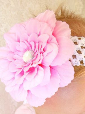 Tiaras de Flores Peonias em Cores Variadas