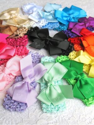 Tiaras de Laços em Cores Variadas