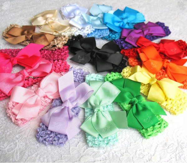 Tiaras de Laços em Cores Variadas