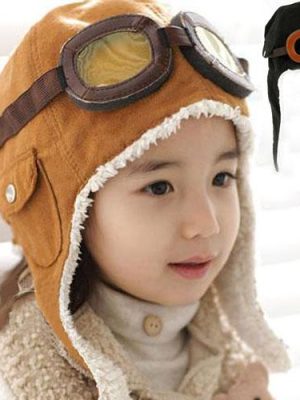 Touca Infantil de Piloto Aviador