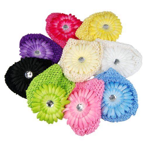 Toucas com Flores e Cores Variadas Bebês Toucas com Flores e Cores Variadas Bebês