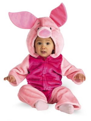 Ursinho Pooh Fantasia Luxo Infantil Leitão