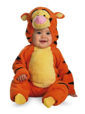 Ursinho Pooh fantasia Luxo Tigre Tigrão Infantil Dupla Face