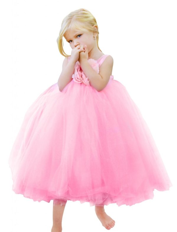 Vestido Bailarina Encantadora Rosa Luxo Vestido Bailarina Encantadora Rosa Luxo