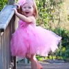 Vestido Bailarina Rosa Luxo