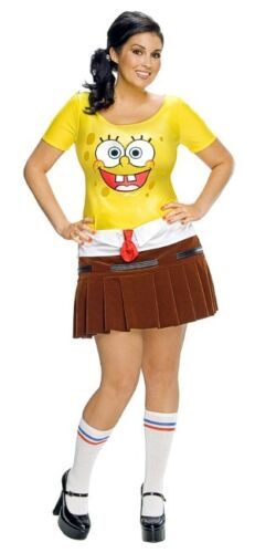 Fantasia Bob Esponja Adulto Luxo Extra Grande Fantasia Bob Esponja Adulto Luxo Extra Grande