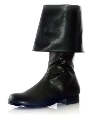 Bota Adulto Piratas Clássica Preta Bota Adulto Piratas Clássica Preta