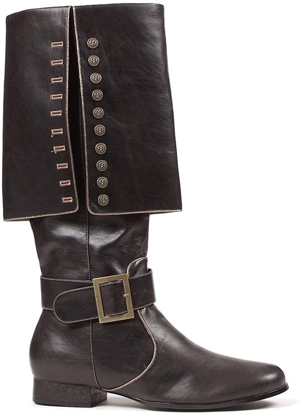 Bota Adulto Piratas Preta Luxo Bota Adulto Piratas Preta Luxo
