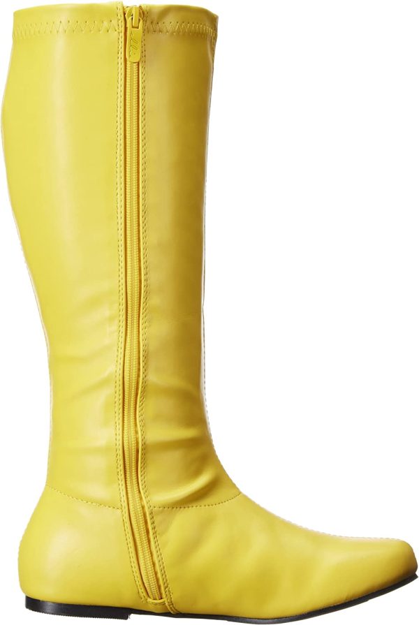 Bota Amarela Dourada Sem Salto Bota Amarela Dourada Sem Salto