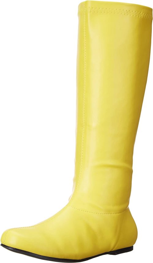 Bota Amarela Dourada Sem Salto Bota Amarela Dourada Sem Salto