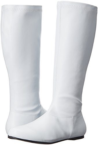 Bota Branca Adulto Sem Salto