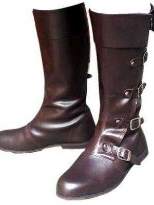 Bota de Couro Adulto Medieval Bota de Couro Adulto Medieval