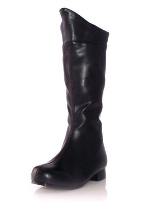 Bota de Super Herói Preta Infantil Bota de Super Herói Preta Infantil