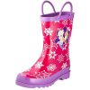 Bota Elsa e Anna Frozen Borracha Infantil
