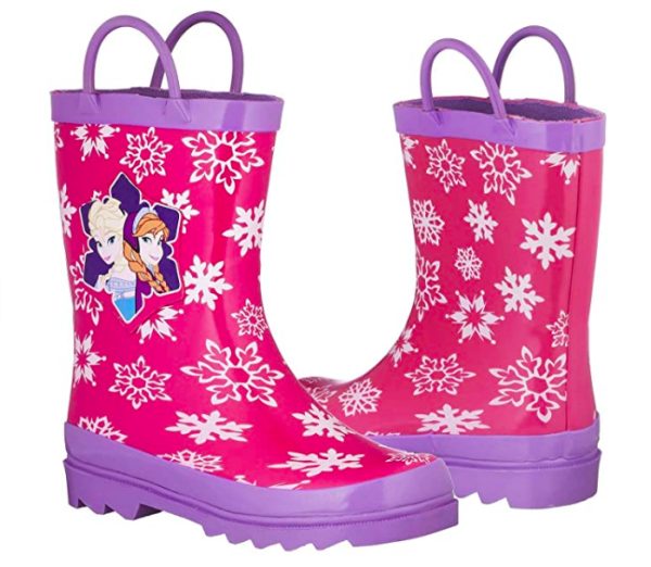 Bota Elsa e Anna Frozen Borracha Infantil