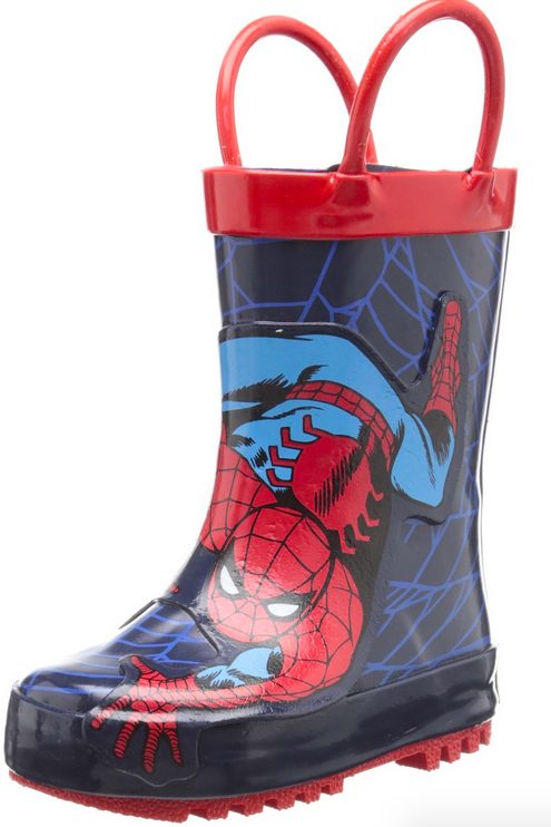 Bota Homem Aranha Borracha Infantil Bota Homem Aranha Borracha Infantil