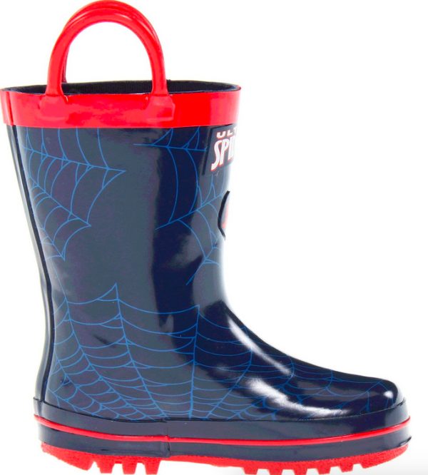 Bota Homem Aranha Borracha Infantil Luxo Bota Homem Aranha Borracha Infantil Luxo