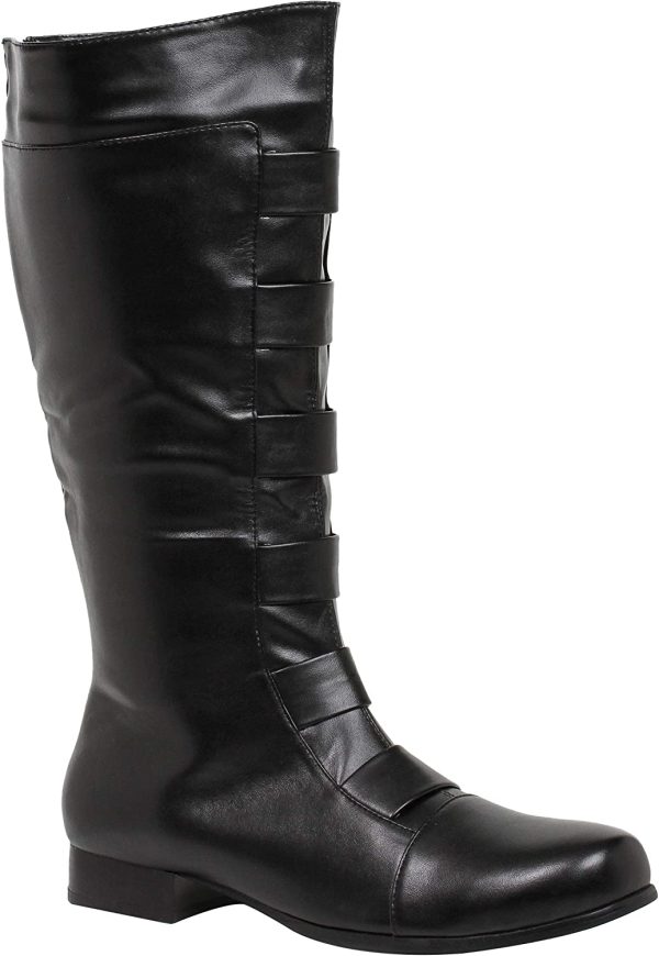 Bota Preta Adulto de Super Herói Bota Preta Adulto de Super Herói