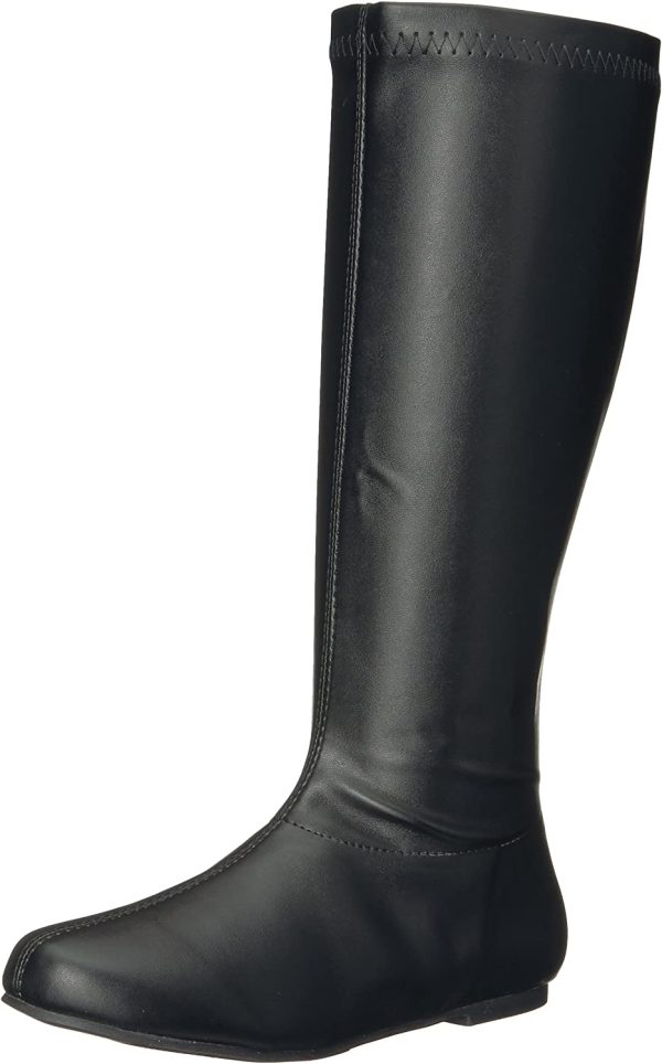 Bota Preta Adulto Sem Salto
