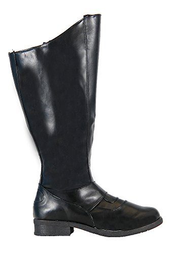Bota Super Herói Preta Adulto Bota Super Herói Preta Adulto