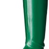 Bota Verde Dourada Sem Salto