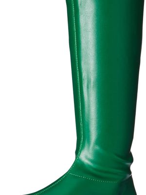 Bota Verde Dourada Sem Salto Bota Verde Dourada Sem Salto