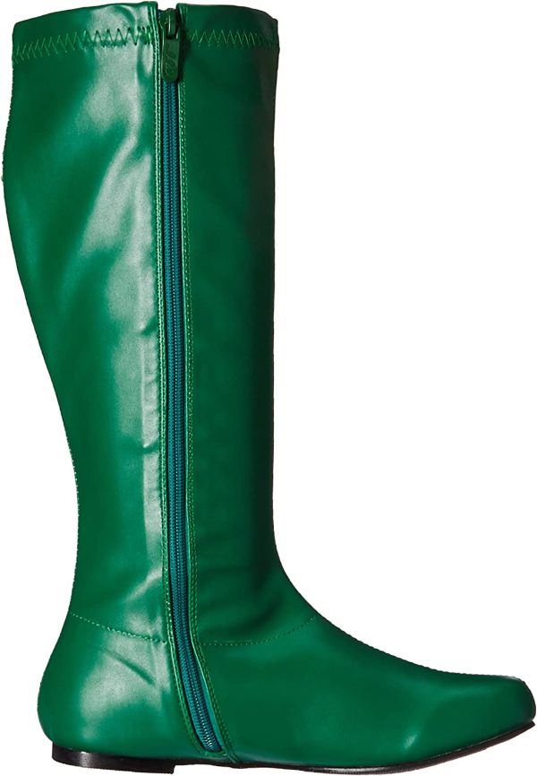 Bota Verde Dourada Sem Salto Bota Verde Dourada Sem Salto