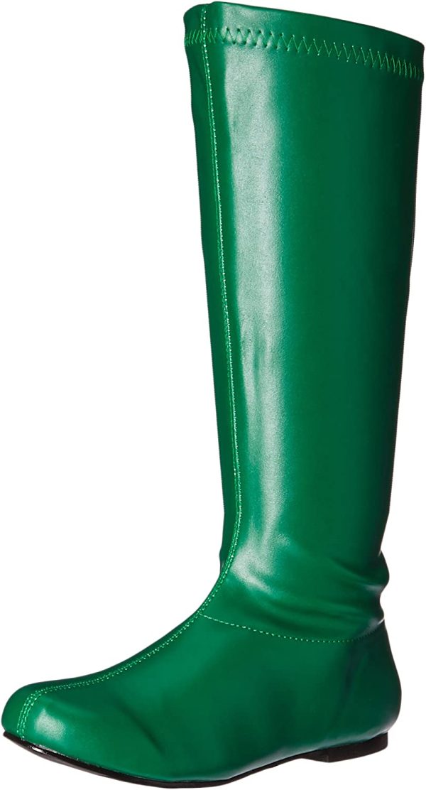 Bota Verde Dourada Sem Salto Bota Verde Dourada Sem Salto