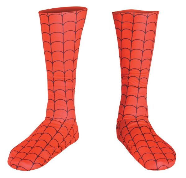 Capa Imitando Botas Adulto Homem Aranha Clássica Capa Imitando Botas Adulto Homem Aranha Clássica