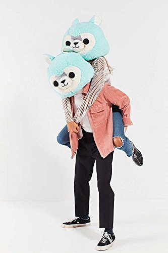 Cabeça Capacete Máscara Alpaca Pelúcia Luxo Cabeça Capacete Máscara Alpaca Pelúcia Luxo