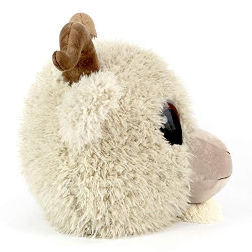 Cabeça Capacete Máscara Cabrito Pelúcia Luxo Cabeça Capacete Máscara Cabrito Pelúcia Luxo