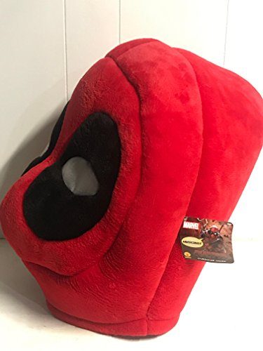 Cabeça Capacete Máscara Deadpool Pelúcia Luxo Cabeça Capacete Máscara Deadpool Pelúcia Luxo