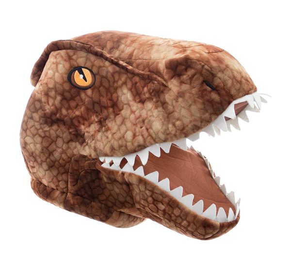 Cabeça Capacete/Máscara Dinossauro T-Rex Pelúcia Luxo Cabeça Capacete/Máscara Dinossauro T-Rex Pelúcia Luxo