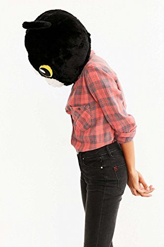 Cabeça Capacete Máscara Gata Pelúcia Luxo Cabeça Capacete Máscara Gata Pelúcia Luxo
