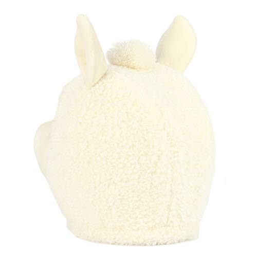 Cabeça Capacete Máscara Llama Pelúcia Luxo Cabeça Capacete Máscara Llama Pelúcia Luxo
