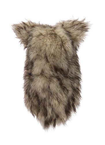 Cabeça Capacete Máscara Lobo Pelúcia Luxo Cabeça Capacete Máscara Lobo Pelúcia Luxo