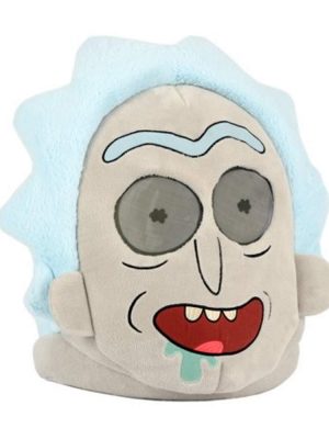 Cabeça Capacete Máscara Rick e Morty Rick Sanchez Pelúcia Luxo Cabeça Capacete Máscara Rick e Morty Rick Sanchez Pelúcia Luxo