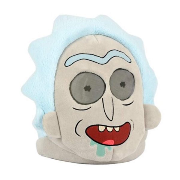 Cabeça Capacete Máscara Rick e Morty Rick Sanchez Pelúcia Luxo Cabeça Capacete Máscara Rick e Morty Rick Sanchez Pelúcia Luxo